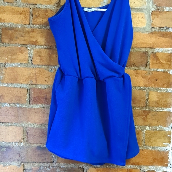 Electric Blue Skort/ Romper - Picture 2 of 2
